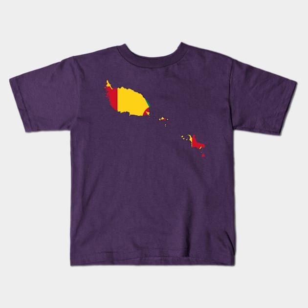 Grenadian Flag Kids T-Shirt by Historia